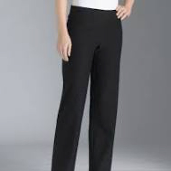 3 Eileen Fischer Washable Crepe Pants - Picture 3 of 5